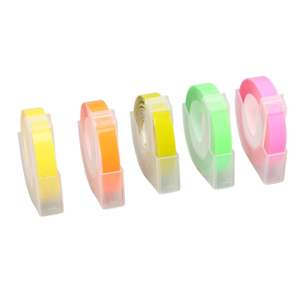 5 шт. 3D тисненые этикетки ленты самоклеящиеся тисненые этикетки для 12813 12814 1610 1540 153