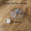 1 шт. крючки на присосках с винтовой гайкой 40 мм прозрачные присоски прочный клейкий держатель на присоске для стекла автомобиля ванной стены двери
