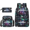 Animation Cartoon Children'S Backpack Leisure Pencil Bag Shoulder Bag Three-Piece Set, Primary And Secondary School School Bag