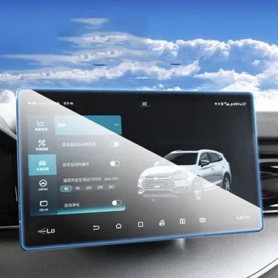 For BYD tang  12.8 inch 15.6 inch Car GPS navigation and trument screen tempered glass protective film Interior sticker