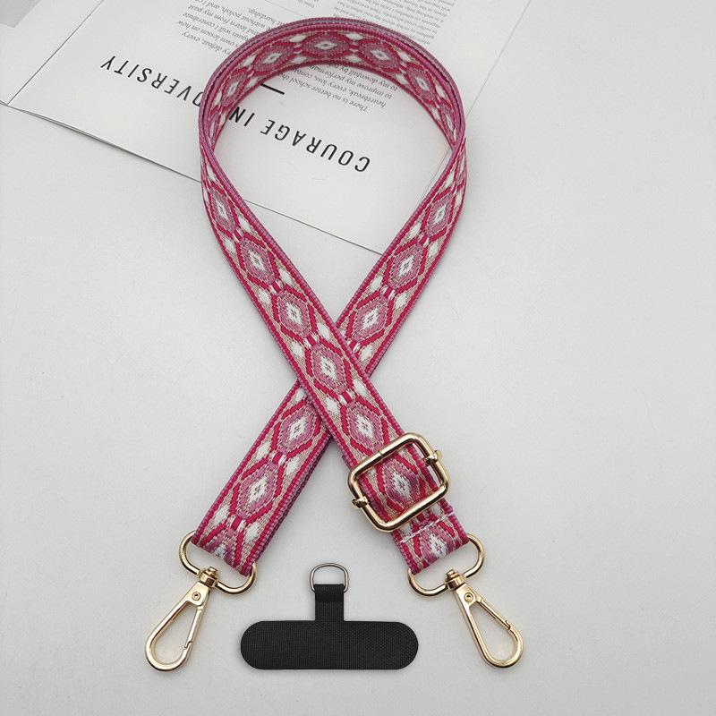 Mobile Phone Lanyards Can Be Wholesale New Ethnic Style Adjustable Neck Lanyards Mobile Phone Bags Straps Fixed Clips Anti-loss