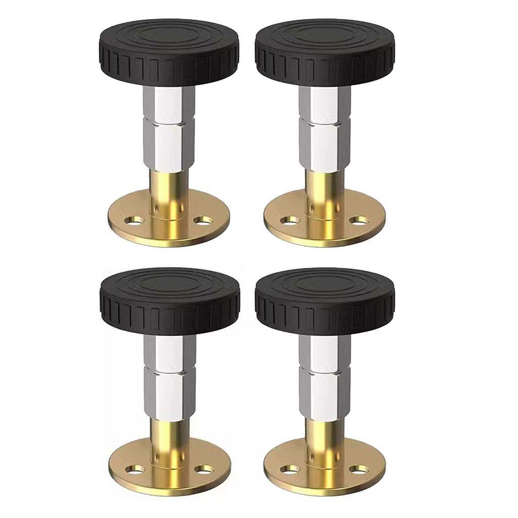 4pcs Adjustable Furniture Legs Threaded Bed Frame Anti-Shake Headboard Stoppers Fixer Punch-Free Furniture Fixed Accessories