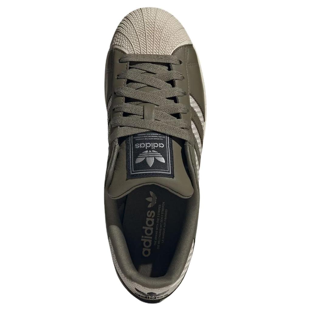 Adidas Superstar 2 Dark Khaki Unisex Sneakers Green Medium-Dark-Khaki Bliss JQ3181