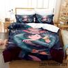 Новый комплект постельного белья IDINVADED, односпальная кровать, двуспальная кровать размера «king-size», комплект постельного белья для взрослых и детей, комплект простыней с 3D-аниме