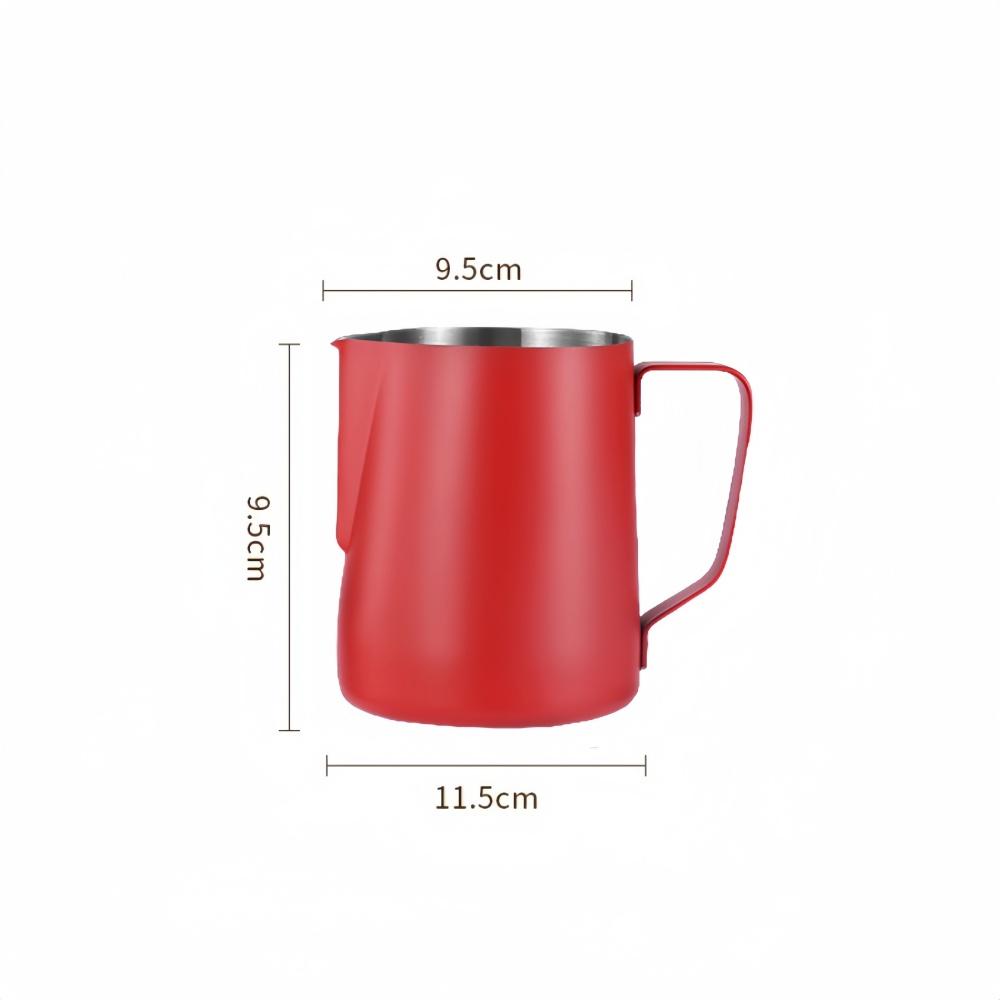 350/600ML Coffee Milk Frothing Pitcher Jug 304 Stainless Steel Precise Scale High Quality Latte Barista Professional CafeUtensil