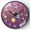 8-inch 20cm Cartoon Astronaut Clock Children's Room Wall Clock Home Bedroom Mute Creative Clock