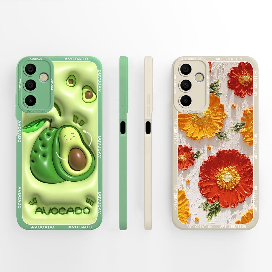 Чехол для телефона Samsung Galaxy A15 A 15 4G 5G. Роскошный модный дизайн. Матовый черный квадрат. Высококачественный мягкий жидкий силиконовый чехол для бампера Samsung.