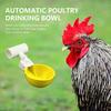 Эффективная быстрая установка, защита от разливов, чашка для воды для птицы, курицы, сельскохозяйственные принадлежности, поилка для курицы
