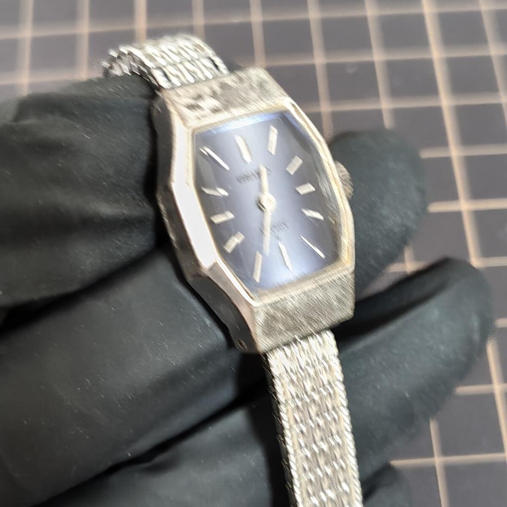 SEIKO Специальные Женские Винтажные Наручные Часы с Синим Циферблатом и Гранитовым Стекло Под Завод