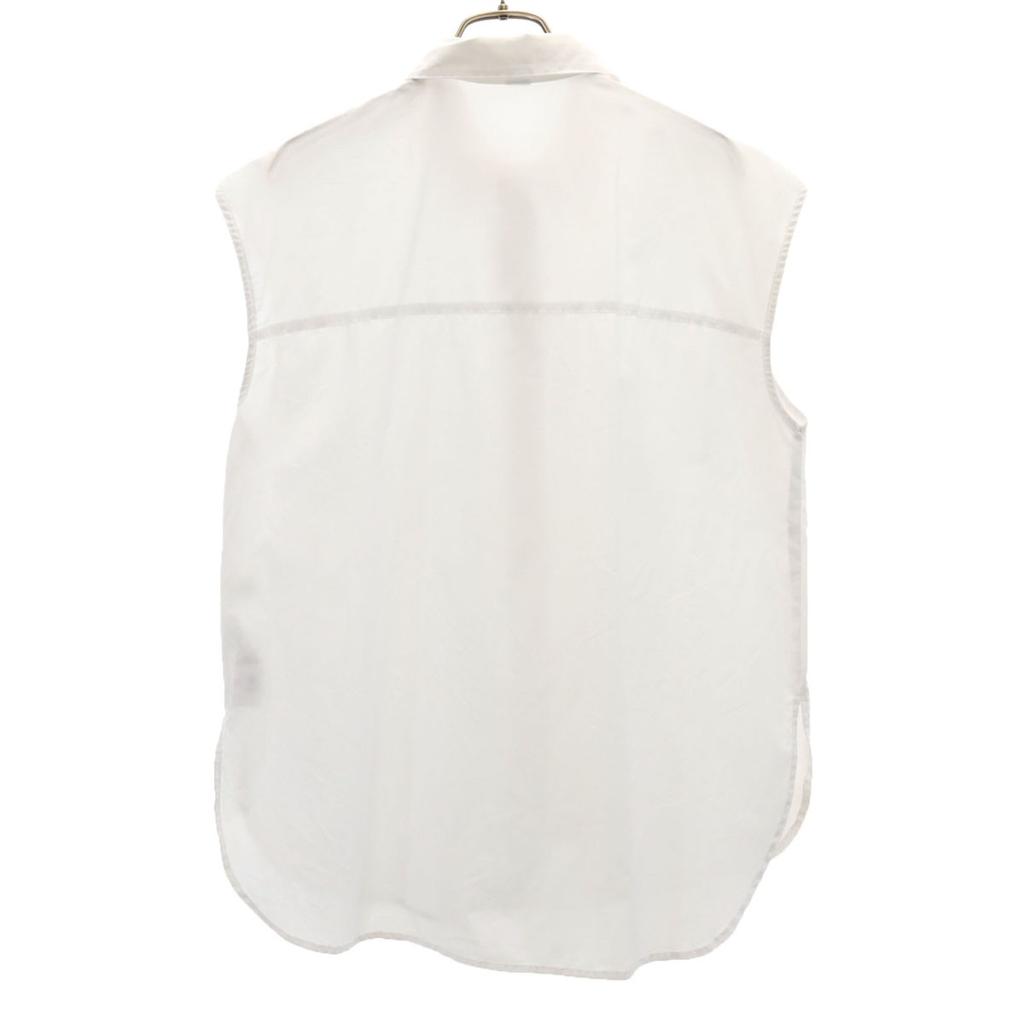 Mila Owen Белая рубашка без рукавов Женская Б/у