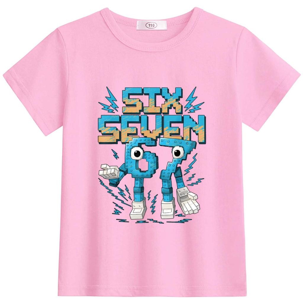 Available: StealABrainrot Kids' Summer Round-Neck Light Short Sleeve T-shirt 63301