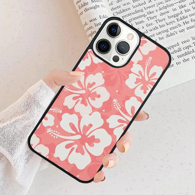 Тропический узор Алоха с Гибискусом Чехол для Телефона для iPhone 17 Air 16 15 11 13 14 Pro Max 12 Plus Max Fundas
