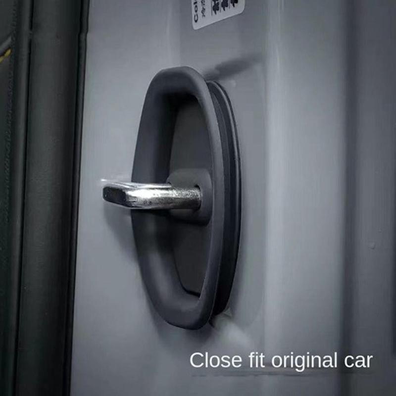 Universal Car Door Mute Damping Cushion Silicone Door Lock Buckle Car Door Anti-Collision Protective Cover