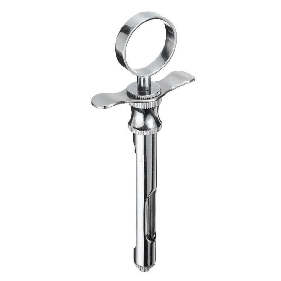 1 шт. Стоматологический аспирационный шприц из нержавеющей стали серебристого цвета Стоматологические хирургические инструменты 1,8 мл с головкой