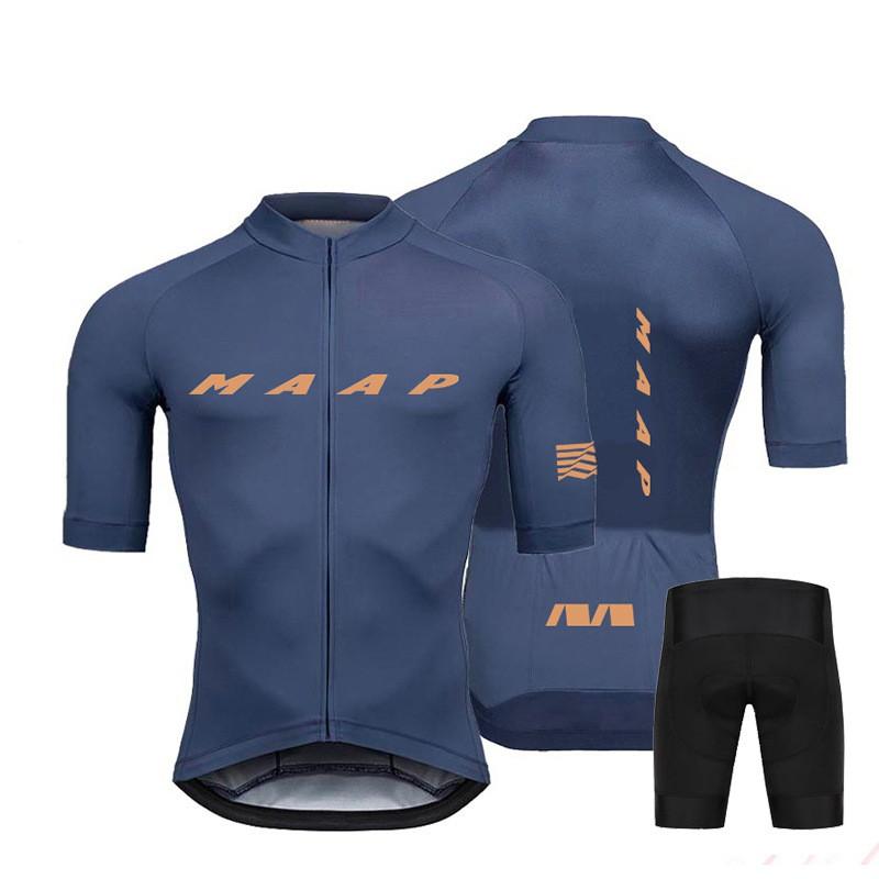Men Women Cycling Jersey Set Short Sleeve Breathable Quick Dry Performance Bike Riding Outfit