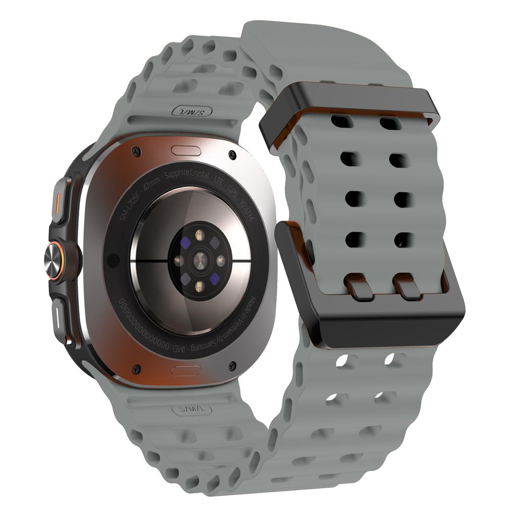 Спортивный силиконовый ремешок для Samsung Galaxy Watch Ultra Наручный ремешок Браслет для GalaxyWatch Ultra 47 мм Аксессуары