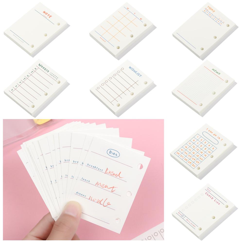 Папка на кольцах Ежедневник Внутренний блок Внутренние страницы Сменная бумага Сменный 3 отверстия