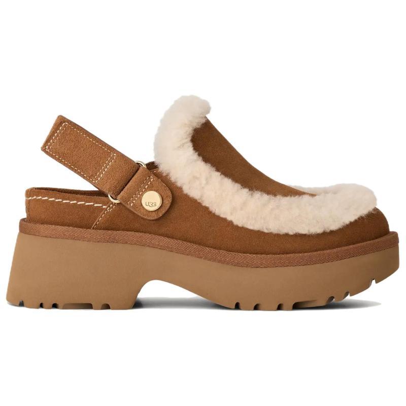 UGG Повседневные клоги Esmee 5 см Женские кеды цвета каштана 1173331-CHE