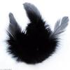 Rooster Feathers - Black - 3 Grams - Length 10 Cm - Bag of Feathers - Handmade Decoration