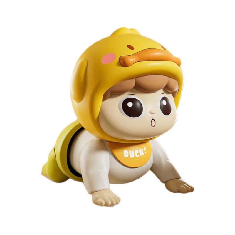 Crawling Baby Doll: Educational Toy for 0-1 Year Olds - Encourages Head Lifting and Crawling Skills