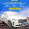 Одноразовый чехол для одежды автомобиля Пылезащитный Дождезащитный Чехол для защиты от царапин автомобиля Пленка Полностью пластиковый G2T9