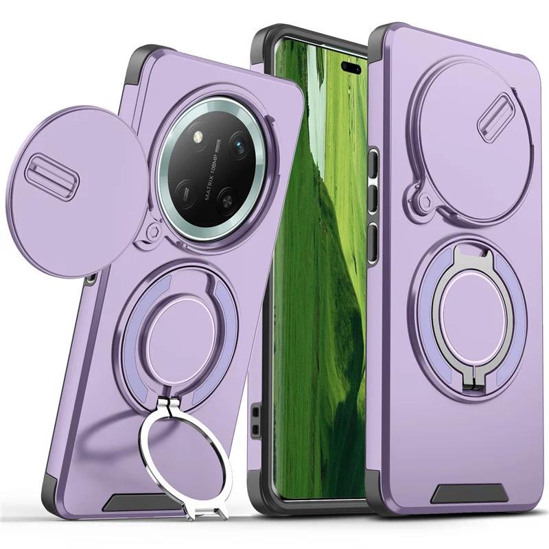 Противоударный гибридный чехол-подставка с магнитом для Honor Magic 7 Lite Magic7lite, защитный чехол-броня со сдвижной крышкой для объектива для Honor X9C