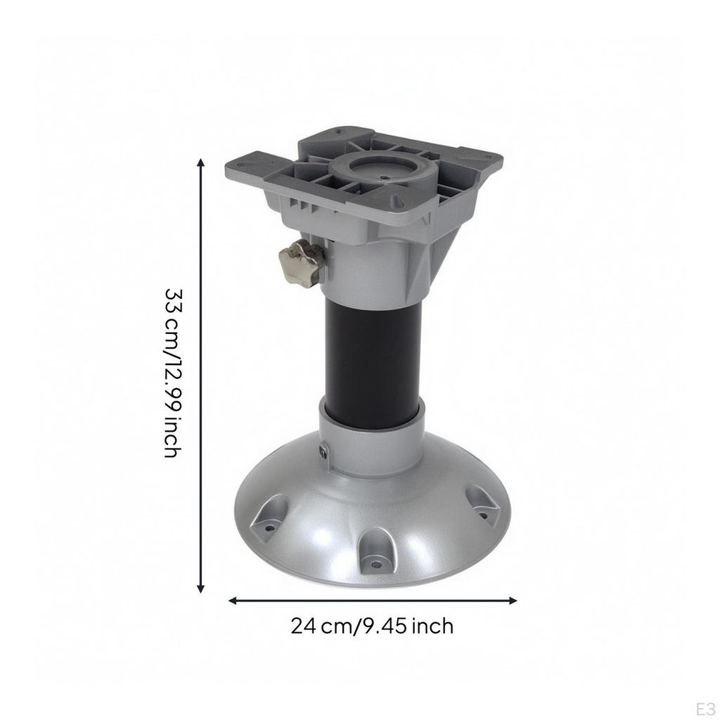 Boat Seat Base with Rotating Mount Compact Marine Sturdy for Anglers