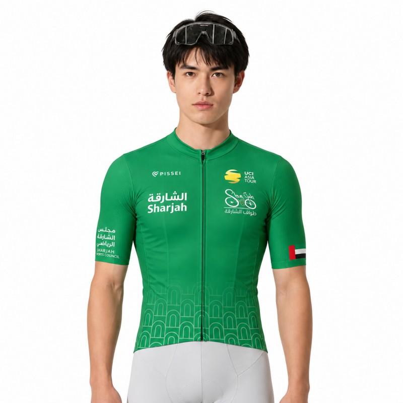 Mens Short Sleeve Cycling Jersey Road Bike Race Quick Dry Breathable Top Colorful Graffiti Texture