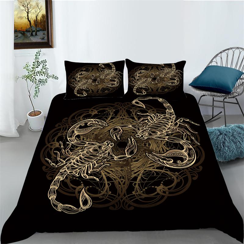 Bohemian Duvet Cover Suit Cartton Quilt Cover Polyester King Size Bedding Fashion Home Textiles Bedding Sets