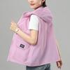 Women Hooded Sun-Proof Vest Spring Summer Casual Sleeveless Female Thin Waistcoat Short Jackets Ladies Tops Outerwear