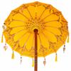 Balinese Sun Umbrella with Base Yellow 95 x 95 x 260 cm