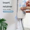 1pc Premium Plastic Wall-Mounted Power Strip Holder - Self-Adhesive Desktop Socket Organizer for Easy Cable Management and Home Improvement
