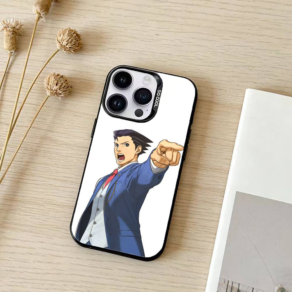 Игра туз A-адвокат Чехол для телефона для iPhone 17,16,15,14,13,12,11,Pro Max,Plus Конфетный Серебристый Чехол