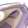 Used AUTHENTIC GUCCI 821831 Logo Micro Mini Shoulder Bag purple Leather