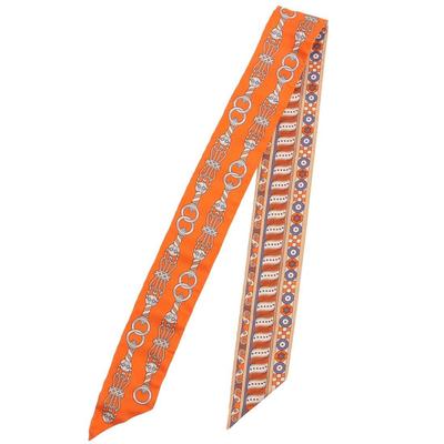 Шарф Бандана Twilly Многоцветный Оранжевый H063853 S 08 [Hermes] Женский [Товар]