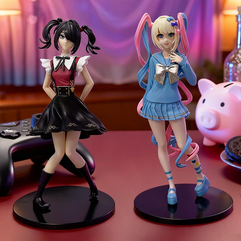 SEGA NEEDY GIRL OVERDOSE Anime Pop Up Parade KAngel Action Figures Virtual Uploader PVC Collection Model Ornaments Toys