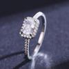 Tancise Classic стерлингового серебра 925 пробы кольцо с цирконом женские ювелирные изделия свадебное обещание вечерние подарок