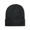Brimless beanie big head circumference knitted hat knitted hat knitted hat black knitted hat outdoor warm hat