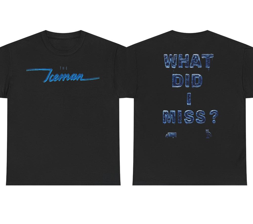 Drake IceUnisex Merch Tshirt Blue IceUnisex Black Tee Unisexs Clothing Women Streetwear Cotton Summer New FeUnisex Unisex T Shirt