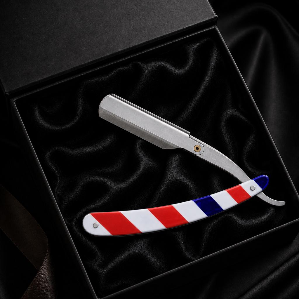 Professional Barber Razor 1012 Silver Shaving Shaving Razor