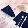 20pcs 17inch Square Dinner Cloth Napkins, High-density Imitate Silk Cloth Napkin,soft Smooth Fabric Satin Napkin - DD