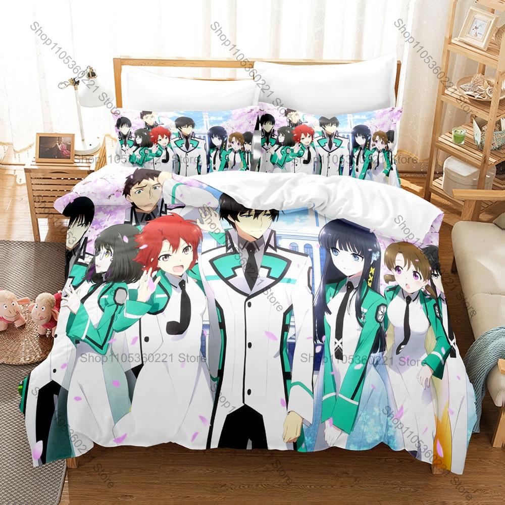 Kpop The Irregular at Magic High School 3D Print Bedding Set 3 Piece Bed Linen for Fans Bedroom Decor