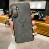 Чехол для телефона из искусственной кожи с тиснением оленя для Samsung Galaxy S25 S24 S23 S22 S21 FE Ultra Plus A56 A36 A26 A16 A55 A54 A53 A52S