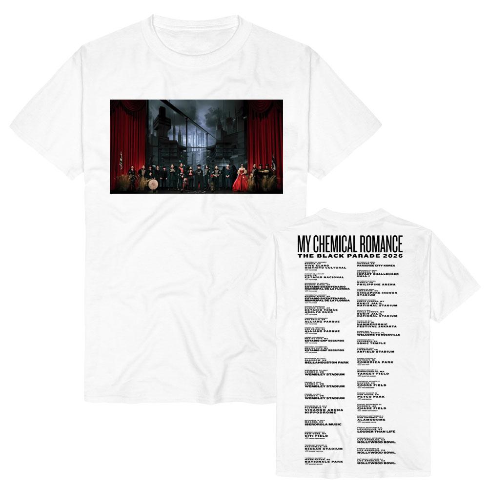 My Chemical Romance The Black Parade 2026 World Tour Schedule Dates T-shirts High Quality Comfortable Soft 100% Cotton Women Men