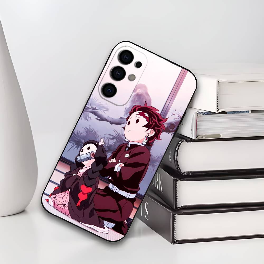 Чехол для телефона N-Nezuko K-Kamado для Samsung S25,S24,S21,S22,S23,S30,Ultra,S20,Plus,Fe,Lite, Мягкий черный чехол