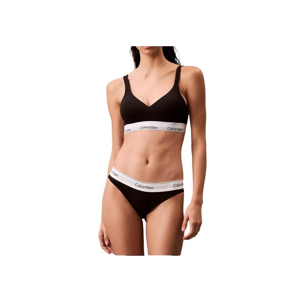 Calvin Klein Мягкий удобный бюстгальтер с регулируемыми бретелями, женское нижнее белье, черный QF7900-001