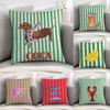 Design Stripes Pillow Case Sofa Decorative Home Double-sided Print Plush Square Throw Pillow Covers Cushion Decor Cover