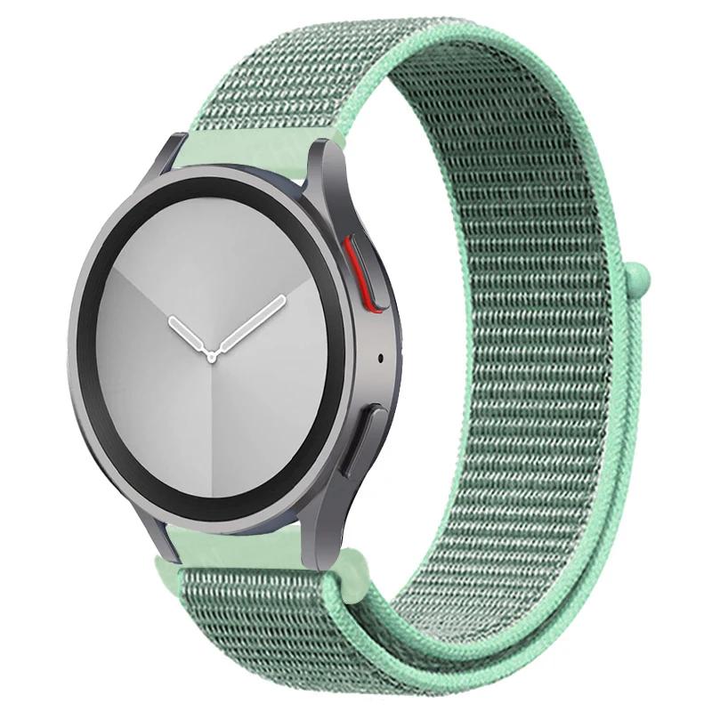 Nylon Loop Band For Samsung Galaxy Watch 6/5/pro/4/Classic/active 2 43-47-44mm 20mm/22mm Sport Bracelet Huawei Gt 4/2/e/3 Strap