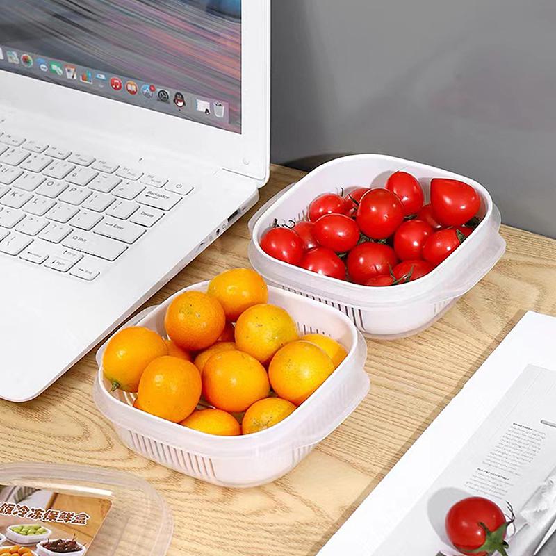 Ящик для хранения продуктов Контейнер для хранения риса и фруктов Микроволновая печь Нагреватель Холодильник Морозильник Хранение Сохранение свежести Коробка