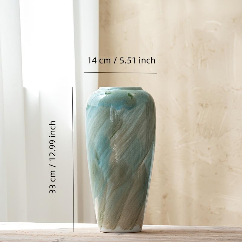 Elegant Vintage Ceramic Vase, Perfect for Displaying in the Living Room, Bedroom, or Kitchen Vintage-style Cylindrical Vase